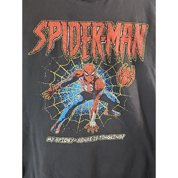 Marvel Men’s T-Shirt Spider-Man Spidey Sense Tingling Distressed Graphic 3XL - Picture 1 of 7